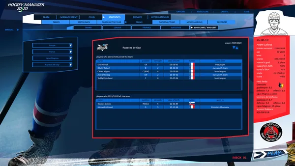 Hockey Manager 20|20 screenshot 22