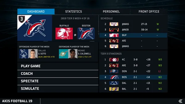 Axis Football 2019 screenshot 16