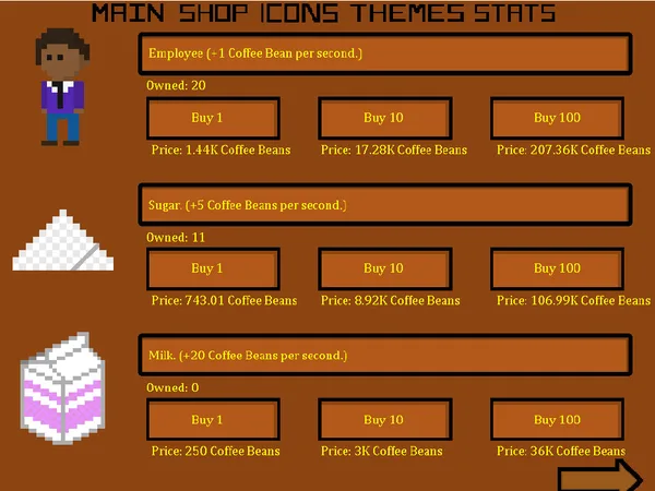 Clickable Coffee Shop screenshot 2