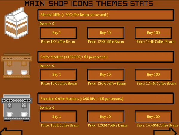 Clickable Coffee Shop screenshot 3