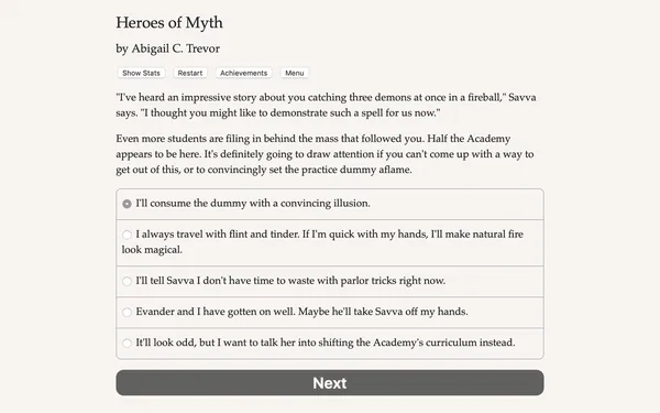 Heroes of Myth screenshot 1