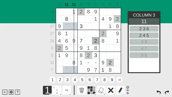 Sandwich Sudoku screenshot 7