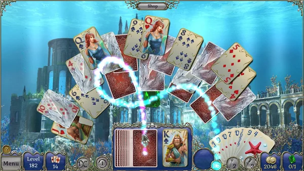 Jewel Match Atlantis Solitaire - Collector's Edition screenshot 10