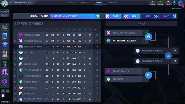 Blackout Rugby - World Cup Edition screenshot 11