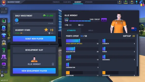 Blackout Rugby - World Cup Edition screenshot 15