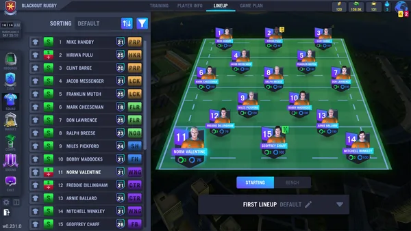 Blackout Rugby - World Cup Edition screenshot 23