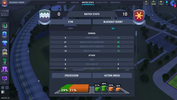 Blackout Rugby - World Cup Edition screenshot 24