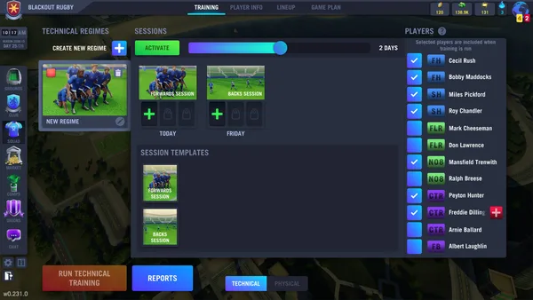 Blackout Rugby - World Cup Edition screenshot 27