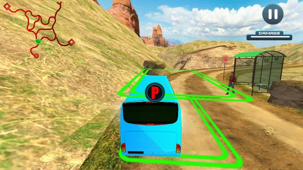 Village Bus Driver Simulator screenshot 6
