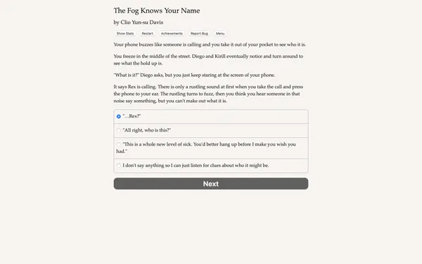 The Fog Knows Your Name screenshot 2