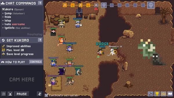 Kukoro: Stream chat games screenshot 1