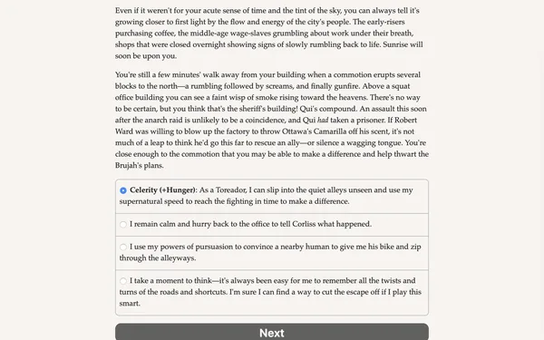 Vampire: The Masquerade — Parliament of Knives screenshot 3