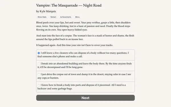 Vampire: The Masquerade — Night Road screenshot 5
