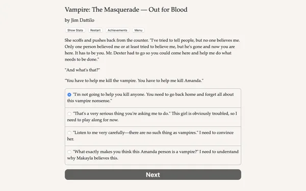 Screenshot 2 di Vampire: The Masquerade — Out for Blood