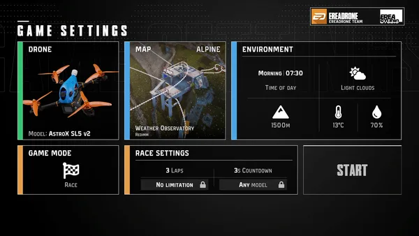 EreaDrone : FPV Drone Simulator screenshot 14