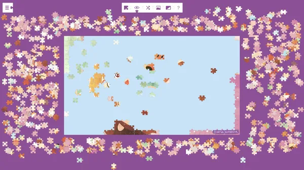 Screenshot 7 di Lucky and a life worth living - a jigsaw puzzle tale