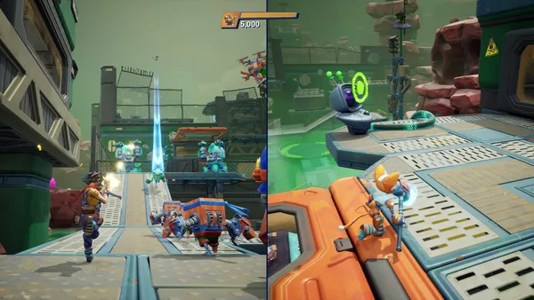 Screenshot 4 di Chip ‘n Clawz vs. The Brainioids