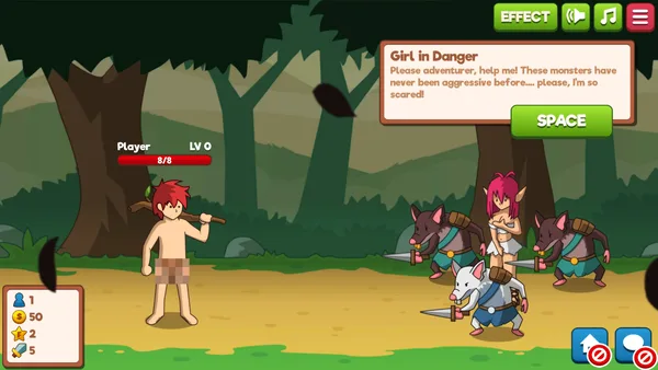 Screenshot 1 di Who Needs a Hero?