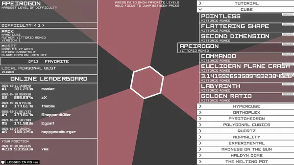 Screenshot 5 di Open Hexagon