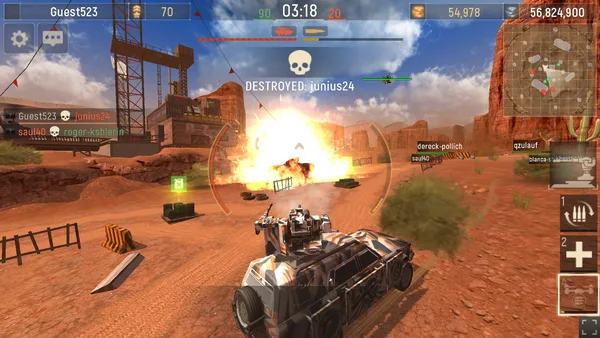 Metal Force: Tank Games Online screenshot 1