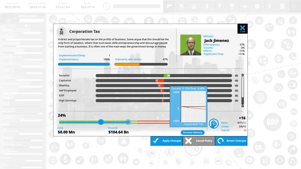 Screenshot 1 di Democracy 4
