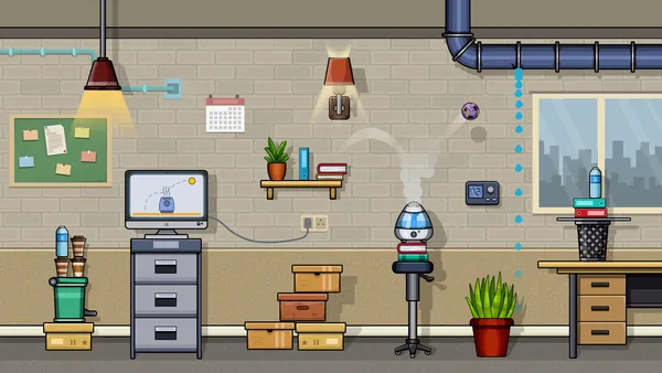 Screenshot 3 di Ball at Work: The Ultimate Speedrun Platformer!