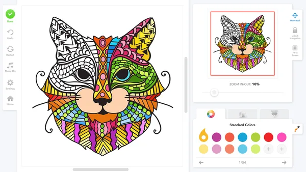 Screenshot 5 di Coloring Book for Adults