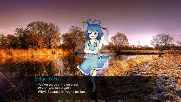Screenshot 1 di Seiga Kaku uses her amazing Taoist arts and gives you a life lesson