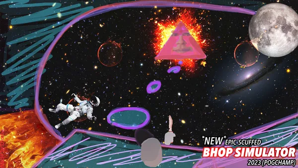 Screenshot 1 di *NEW* SCUFFED EPIC BHOP SIMULATOR 2023 (POG CHAMP)