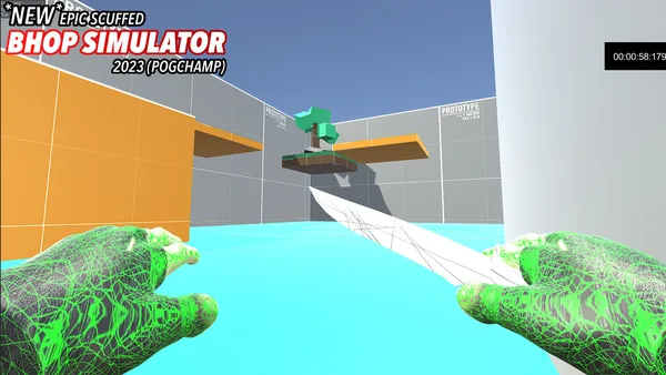 Screenshot 10 di *NEW* SCUFFED EPIC BHOP SIMULATOR 2023 (POG CHAMP)