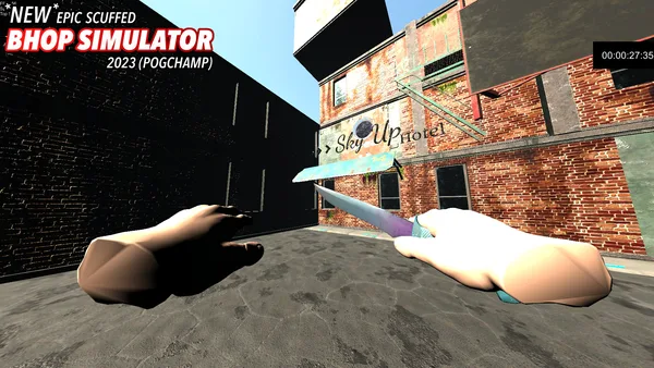 Screenshot 14 di *NEW* SCUFFED EPIC BHOP SIMULATOR 2023 (POG CHAMP)