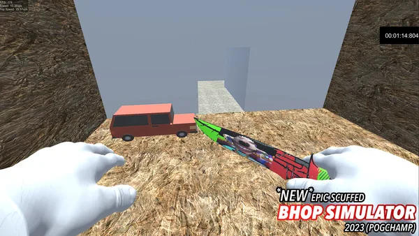 Screenshot 15 di *NEW* SCUFFED EPIC BHOP SIMULATOR 2023 (POG CHAMP)