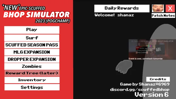 Screenshot 2 di *NEW* SCUFFED EPIC BHOP SIMULATOR 2023 (POG CHAMP)