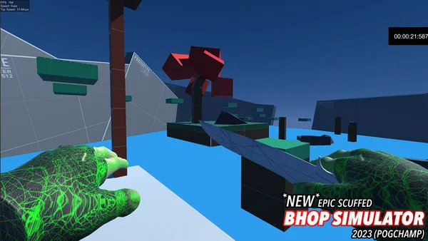 Screenshot 5 di *NEW* SCUFFED EPIC BHOP SIMULATOR 2023 (POG CHAMP)