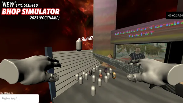 Screenshot 6 di *NEW* SCUFFED EPIC BHOP SIMULATOR 2023 (POG CHAMP)