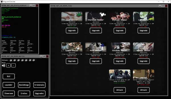 Screenshot 1 di Drugs and Crime Idle