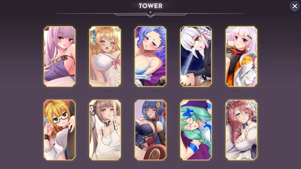 Screenshot 3 di Tower of Waifus
