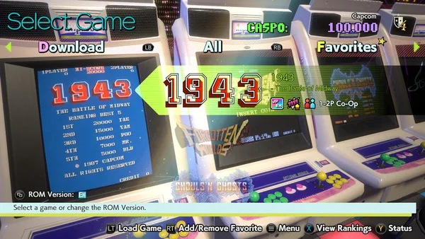Screenshot 1 di Capcom Arcade Stadium