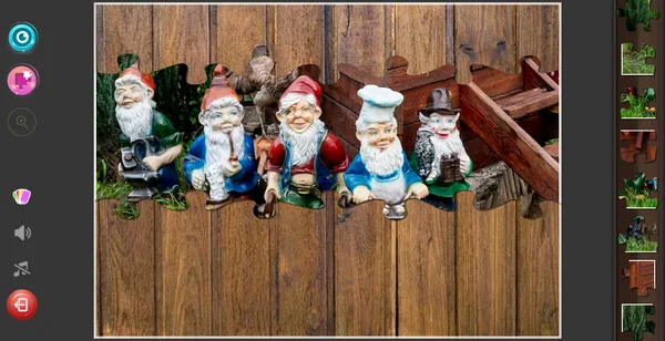 Screenshot 1 di Gnome Jigsaw Puzzles