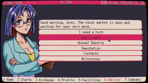 Screenshot 1 di STONKS-9800: Stock Market Simulator