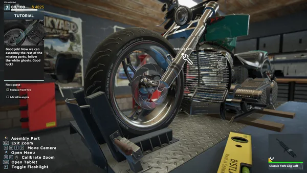Motorcycle Mechanic Simulator 2021: Prologue screenshot 2