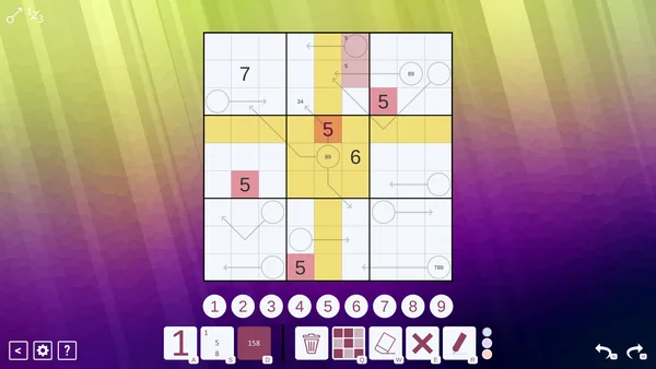 Arrow Sudoku screenshot 5