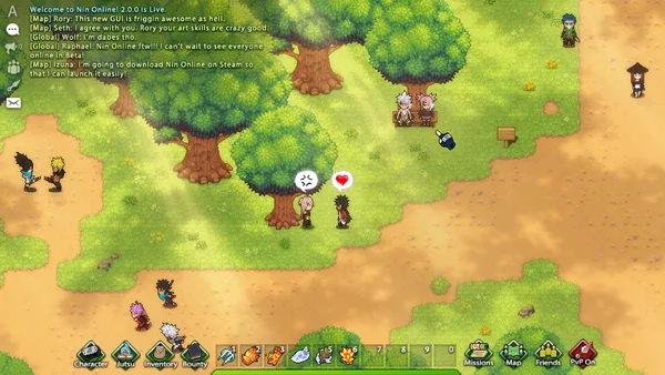 Nin Online screenshot 1