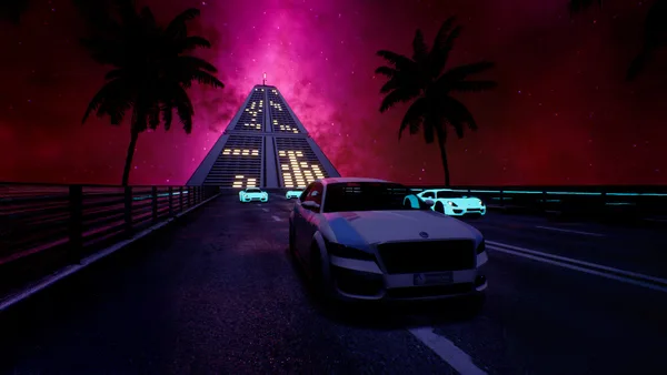 Screenshot 1 di Synthwave Burnout