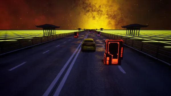 Screenshot 2 di Synthwave Burnout