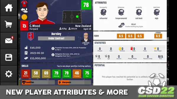 Club Soccer Director 2022 screenshot 9