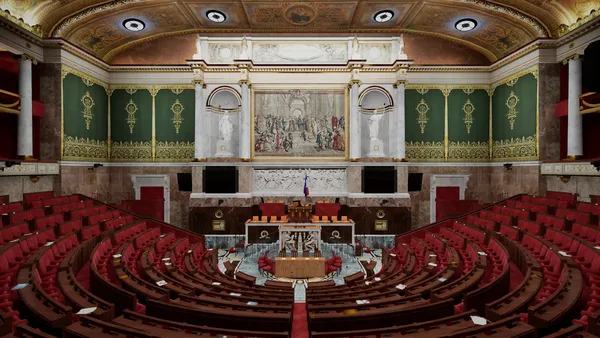 Screenshot 2 di Visite virtuelle de l'Assemblée nationale