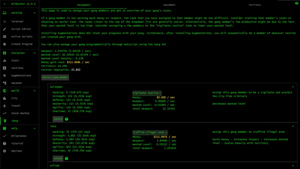 Bitburner screenshot 14