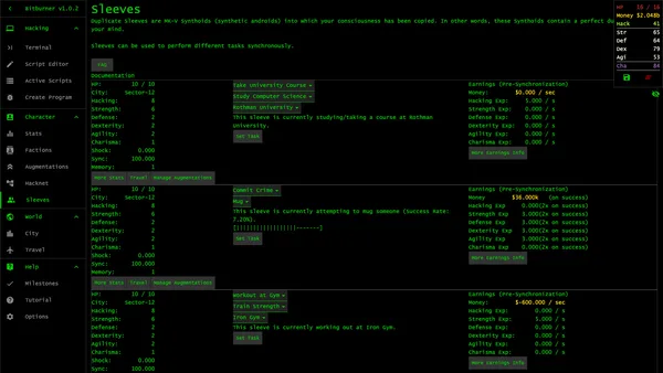 Bitburner screenshot 16