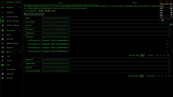 Bitburner screenshot 2